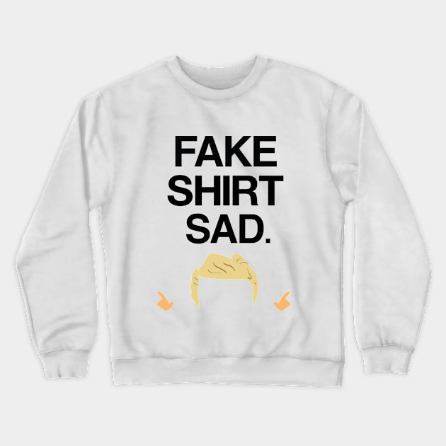 Fake Shirt Crewneck Sweatshirt by MartianInk